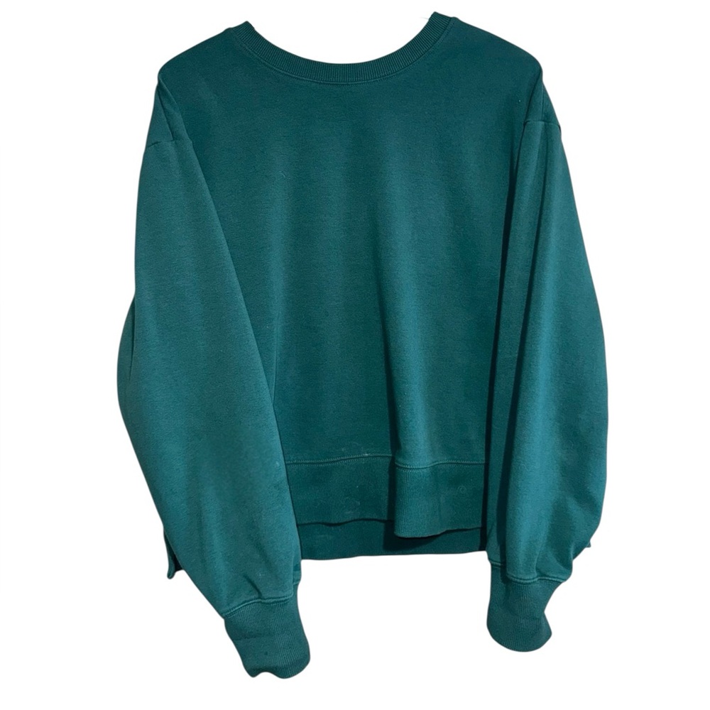 Teal Crew Neck Sweater - Picture 3 of 4